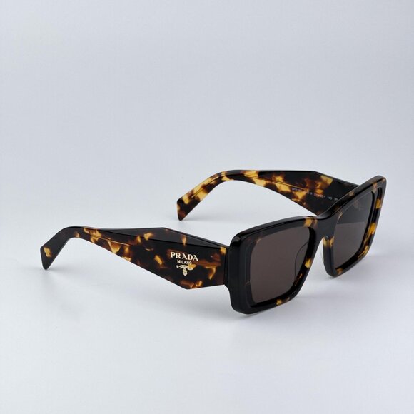 Prada PR08YS 01V8C1 Women BRAND NEW Sunglasses Havana Honey Brown Cat Eye main image 10